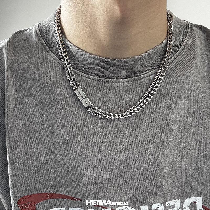 Hiphop Titanium Staal Dubbele  - Cuban Link Chain 12Mm recensie en prijs