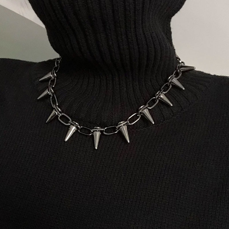 Mode Punk Spike Chokers Kettin - Goth Punk Spike Choker recensie en prijs